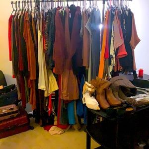 If you’re in need of a new wardrobe, I have that! 300 plus items for sell.